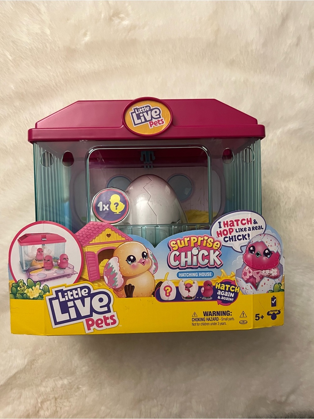 Little Live Pets Surprise Chick Hatching House New Sealed Interactive Toy